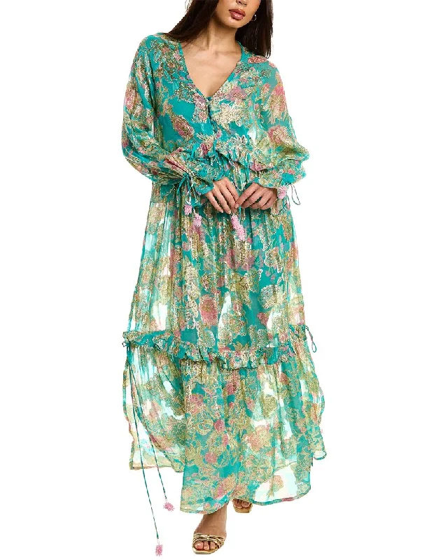 Hemant & Nandita Kaftan Dress Bold and Elegant Women's Fashion