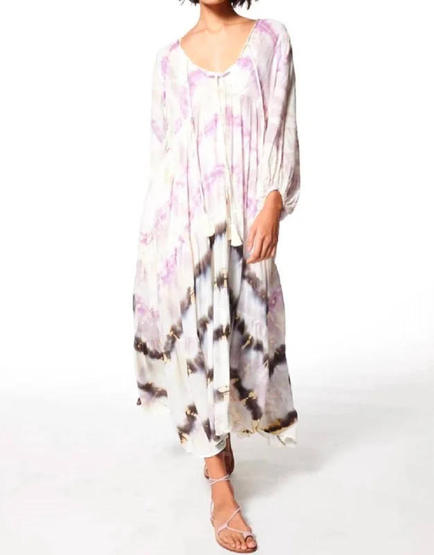 Dawn Dress In Mauve Harvest Wash Weekend Sale