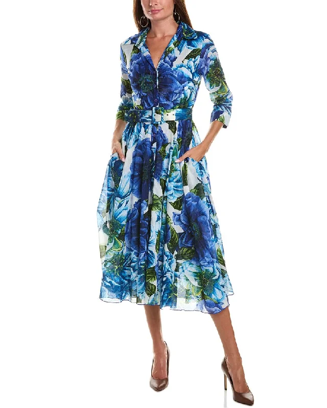 Samantha Sung Aster Shirtdress Women's Clothing Boutique