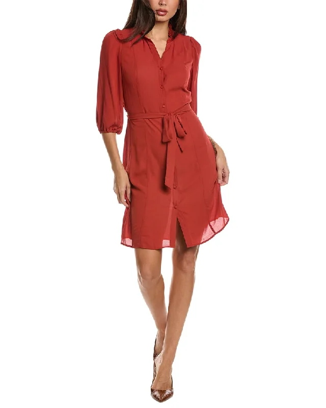 Nanette Nanette Lepore Tie Waist Shirtdress Women's Clothing Sale