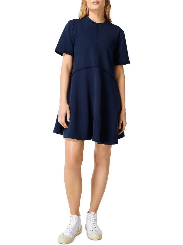 Womens Jersey Mini Fit & Flare Dress Chic Women's Attire