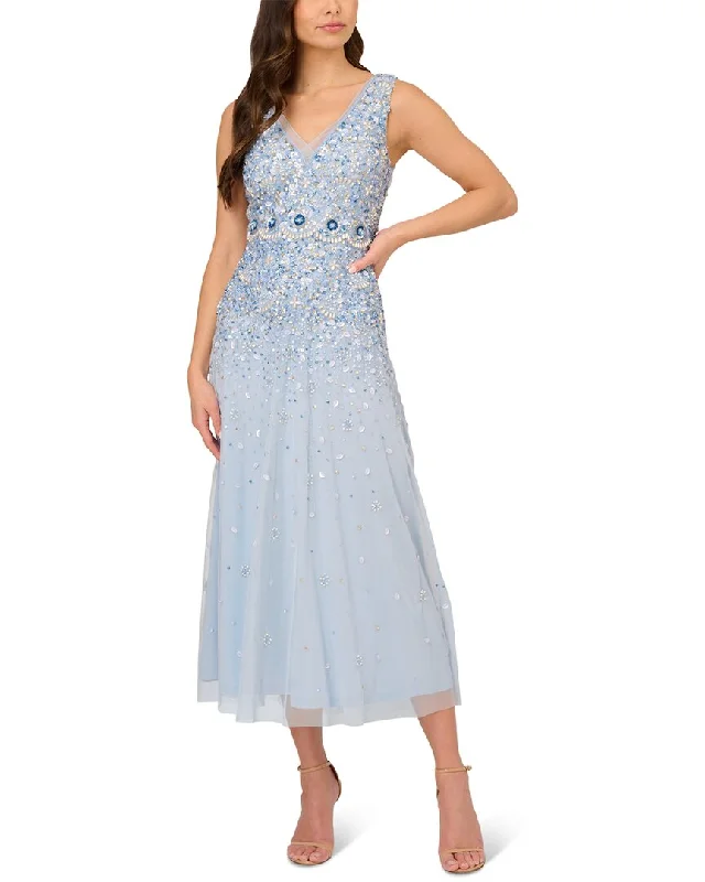 Adrianna Papell Beaded Ankle Dress Clothing Store