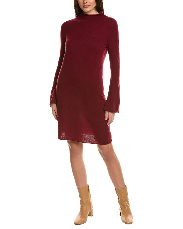 philosophy Funnel Neck Cashmere Sweaterdress Women's Clothing For Outdoor Events