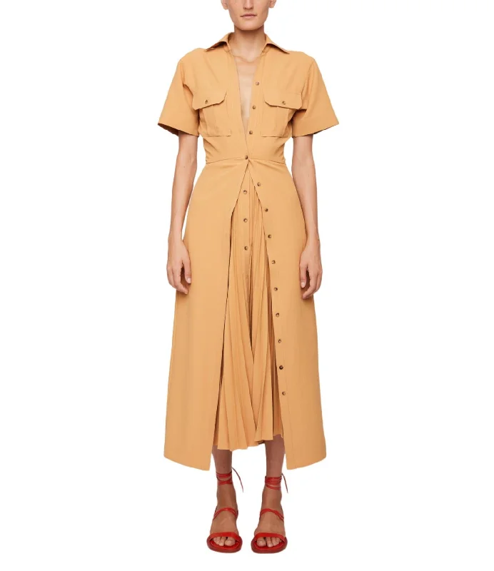 Florence Dress In Raffia Women's Clothing Stores