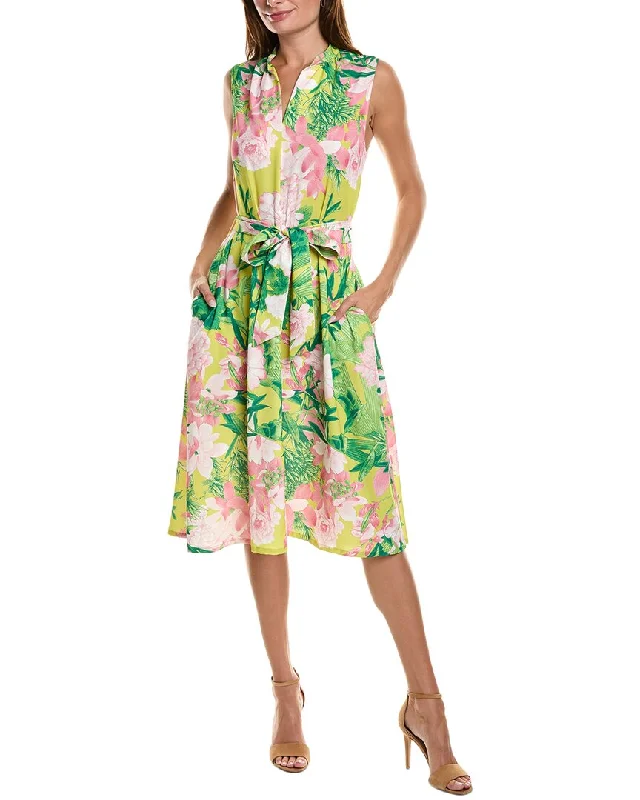 Natori Passion Peony Dress Plus-Size Women's Garments