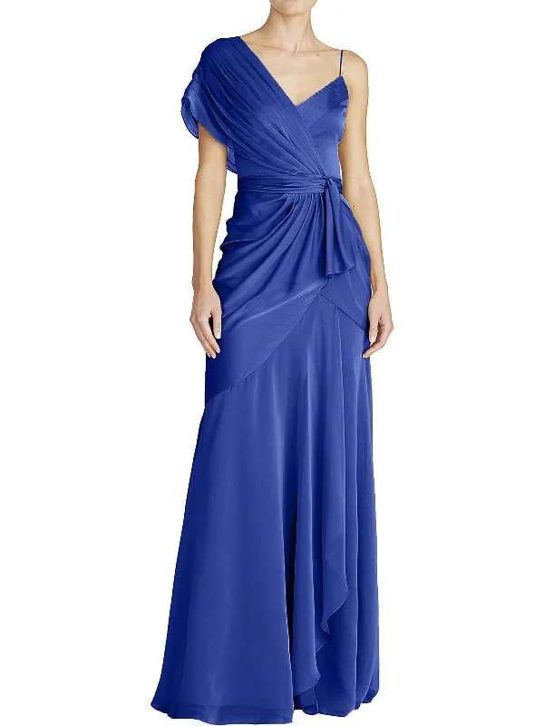 Womens One Shoulder Long Evening Dress Women's Clothes For Special Occasions