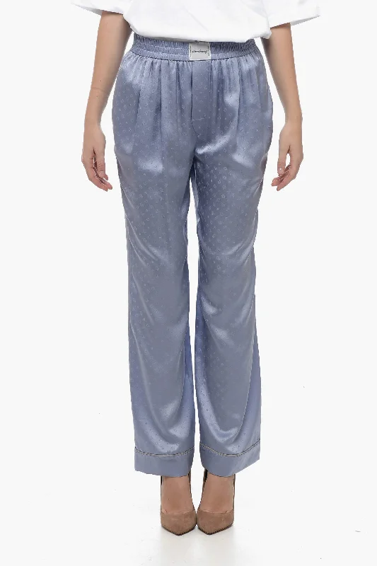 Alexander Wang T by ALEXANDER WANG Silk Sleeping Pants with Paisley Motif Sustainable Women's Clothing