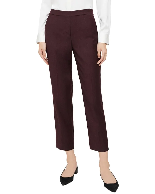 Theory Treeca Pull-On Wool Pant Clothing Sales