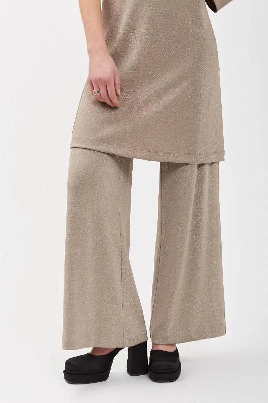 Palazzo Pants In Champagne Women's Clothing For Work