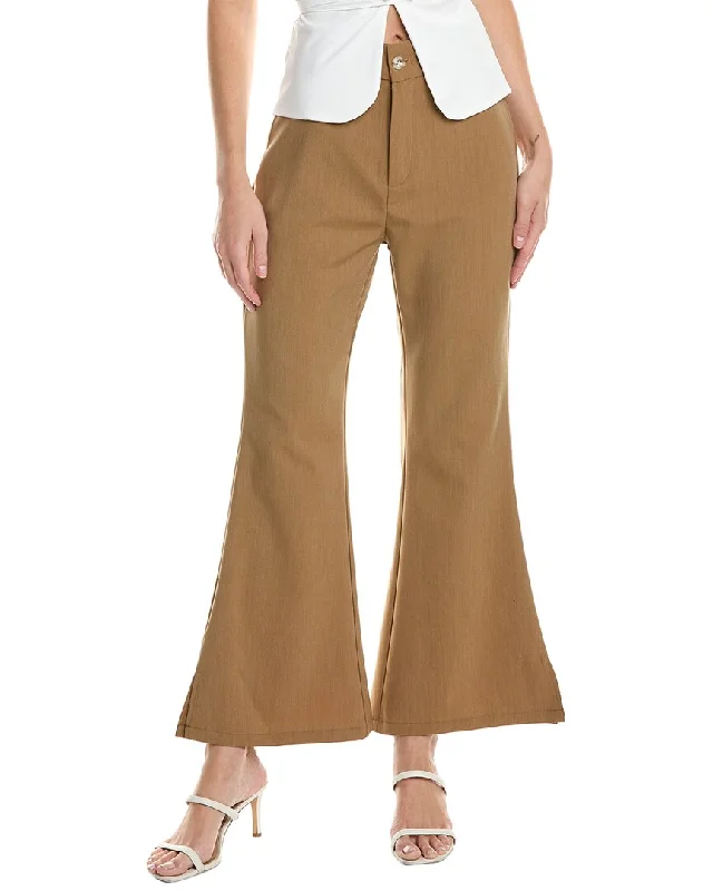 Femme Society Linen-Blend Pant Women's Apparel And Garments