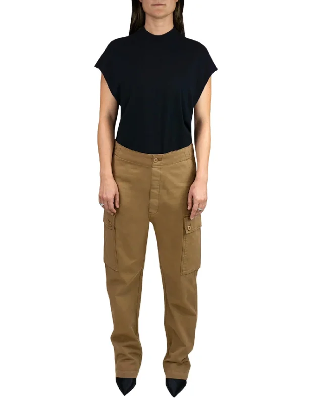 Dstld Women's Cargo Pant In Ermine Women's Contemporary Apparel