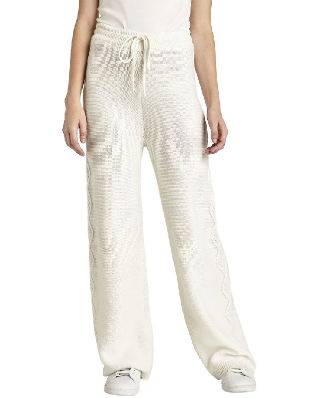 Splendid Dakota Cable Wool-Blend Wide Leg Pant Stylish Women's Outfit