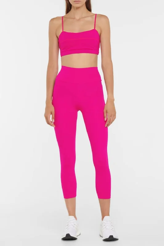 Hypnotic Cropped Legging In Fuchsia Chic Women's Outfit