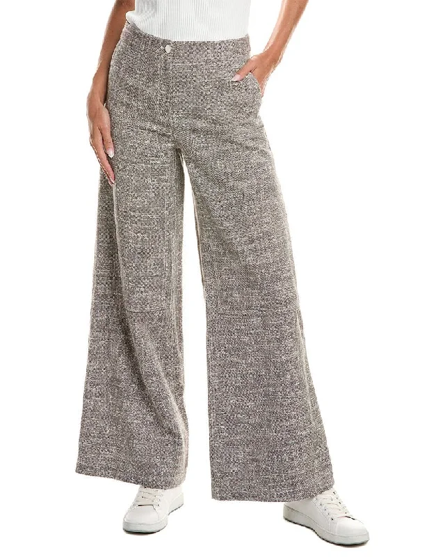 Theory Canvas Tweed Wide Leg Pant Women's Clothes For Special Occasions