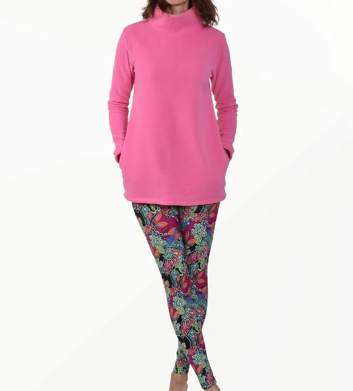 Bayside Tight Leggings In Blooming Bouquet Charming Women's Holiday Apparel