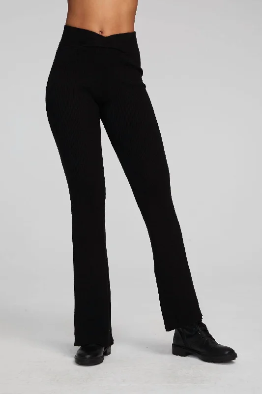 Party Flare Pants In Black Women's Resort Apparel