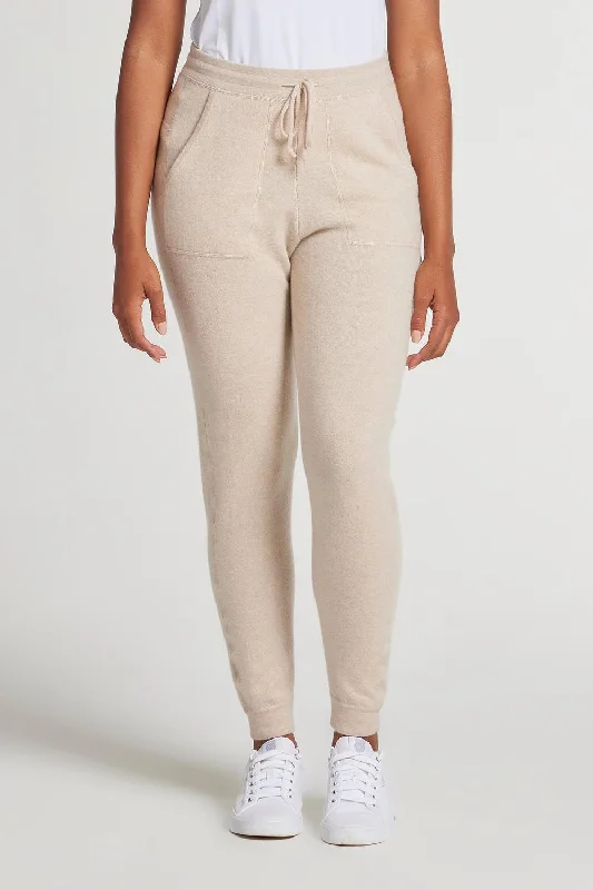 Londone Jogger In Oatmeal Classic Clothes For Women