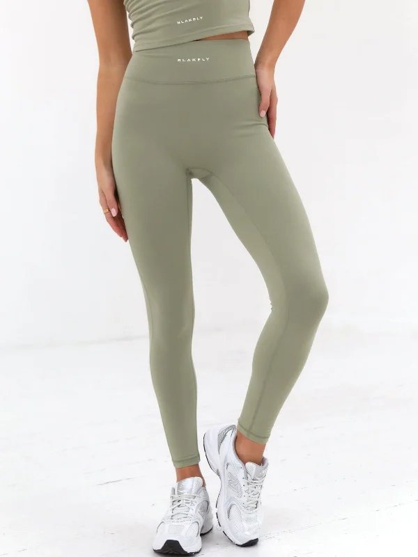 Ultimate Active Leggings - Olive Modern Women's Outfit