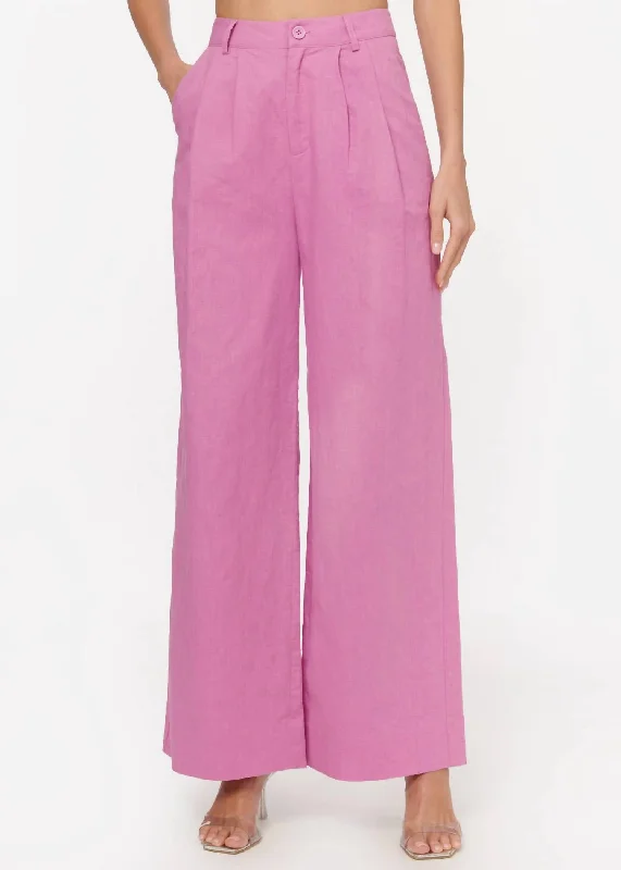 Rylie Pant In Pansy Women's Date Night Outfit