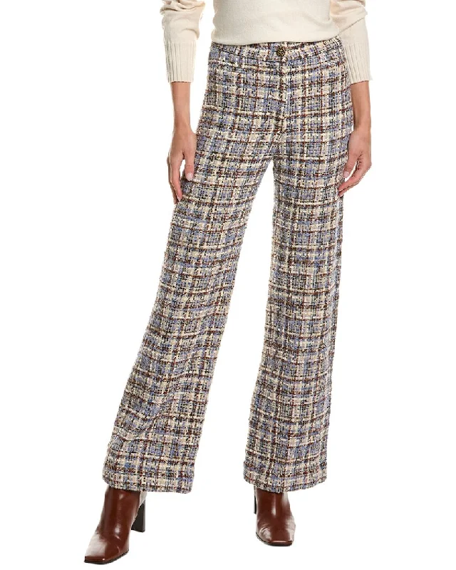 ba&sh Wool-Blend Tweed Pant Women's Trendy Casual Outfit