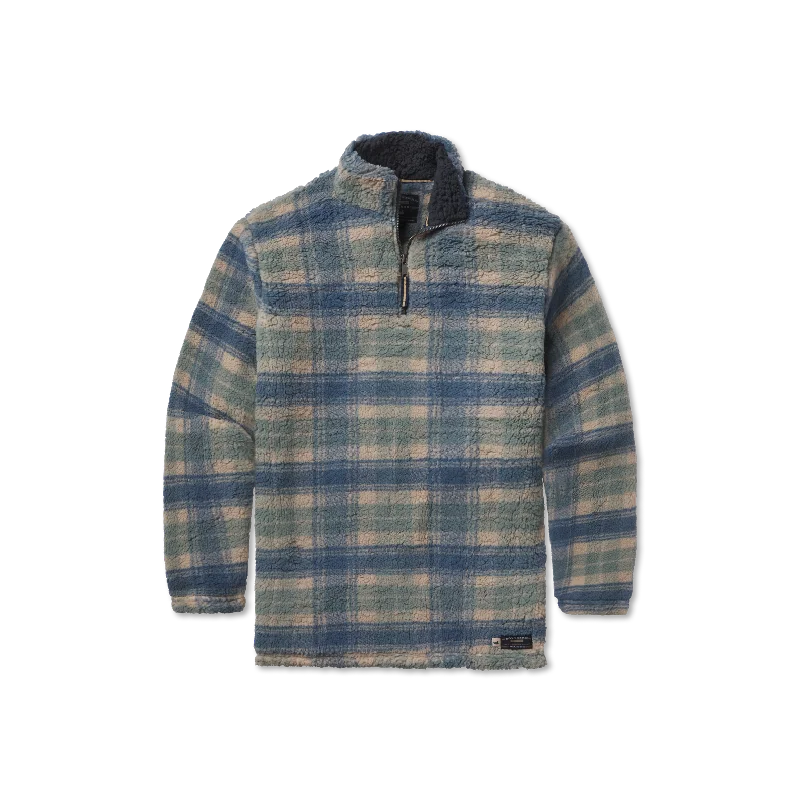 Andover Plaid Sherpa Pullover Women's Trendy Clothing