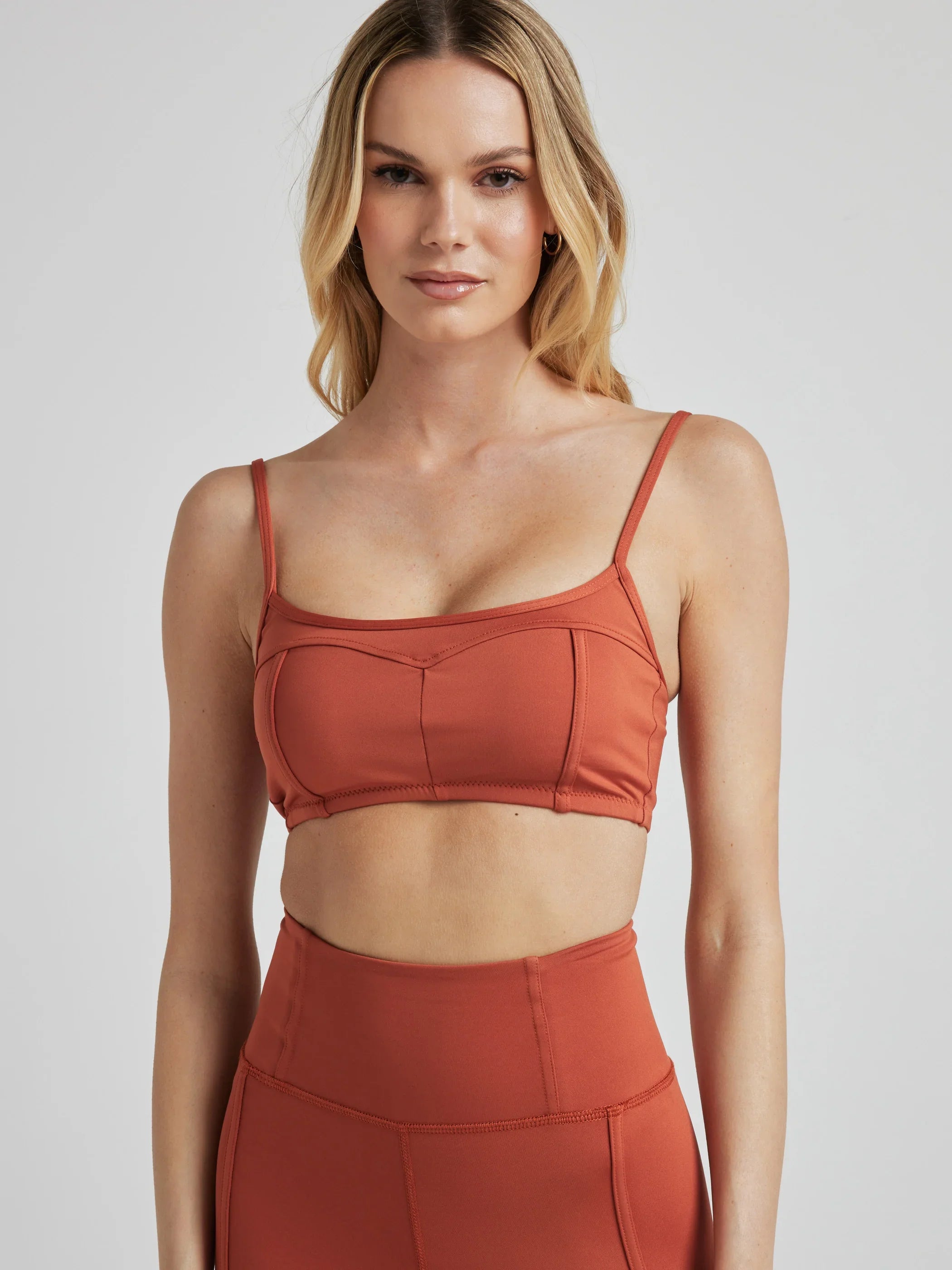 Contour Bralette - Baked Clay Stylish Everyday Clothing