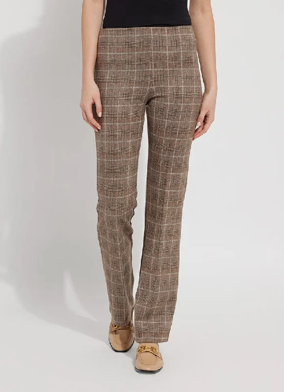 Elysse Pant - Cottage Plaid (33" Inseam) Women's Clothes And Apparel