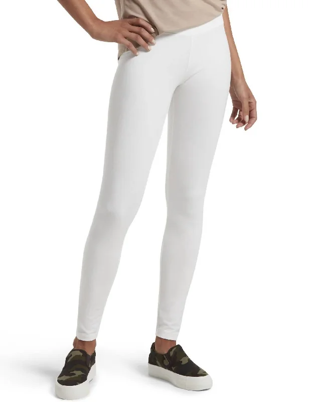 Ultra Leggings With Wide Waistband In White Women's Clothing For Travel