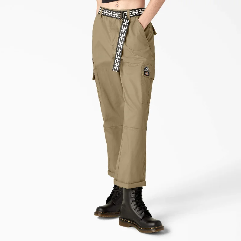 Dickies Dickies x Lurking Class Women’s Relaxed Fit Cropped Cargo Pants Timeless Women's Clothing