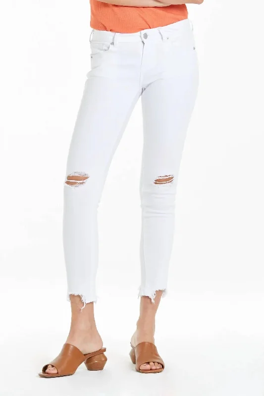 Joyrich Skinny Jeans In Optic White Women's Tops And Clothing