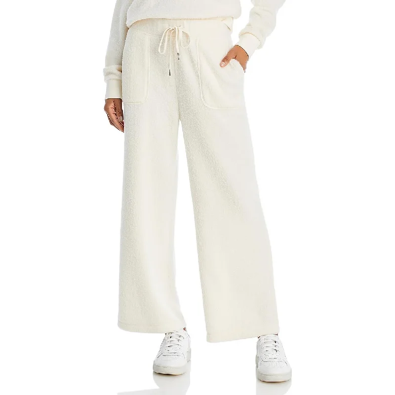 Womens Fuzzy Flare Sweatpants Timeless Women's Clothing