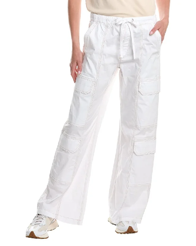 HUDSON Jeans Drawstring Parachute Wide Leg Cargo Pant Women's High-Fashion Clothes