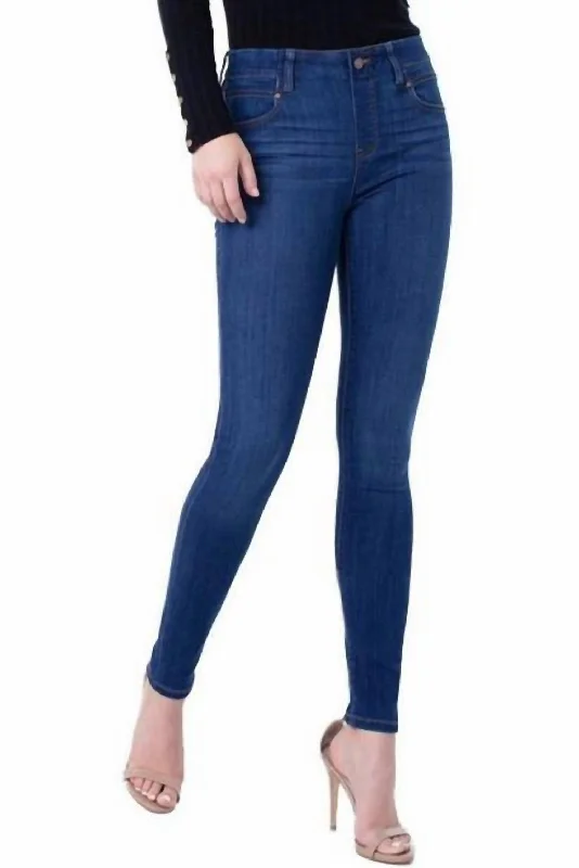 Gia Glider Skinny Jean In Elysian Dark Women's Clothing for All Occasions