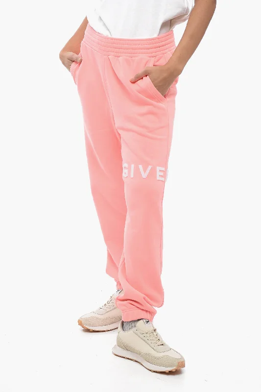 Givenchy Brushed Cotton Sweatpants with Terry Logo Women's Clothing For Special Occasions