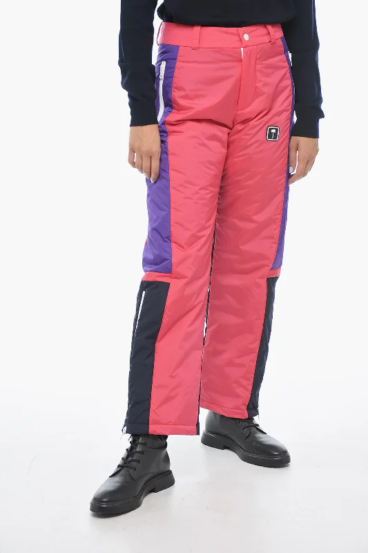 Palm Angels Color Block Designed THUNDERBOLT Ski Pants Business Casual Outfits