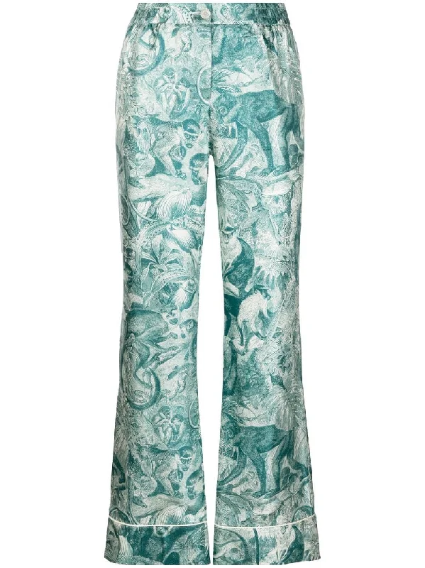 F.R.S . Women's Trousers blue Modern Women's Fashion with Vintage Touches