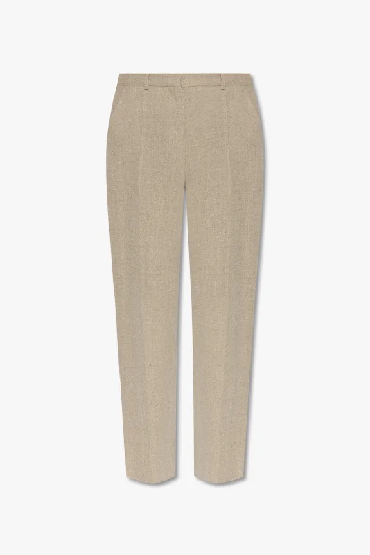 Toteme Women's Pants In Beige Women's Travel Garments