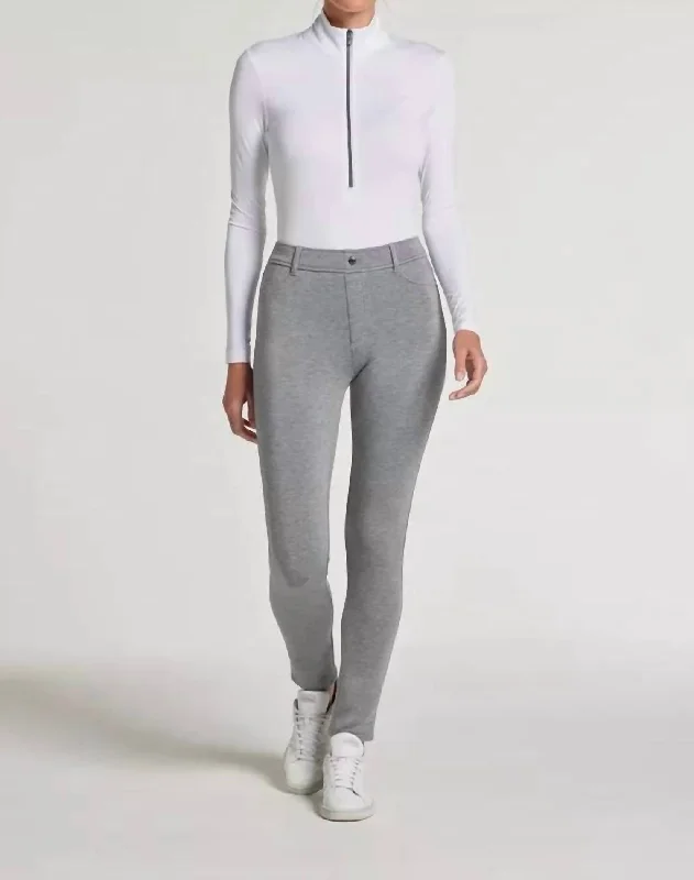 Luella Pant In Heather Grey Women's Athleisure Apparel