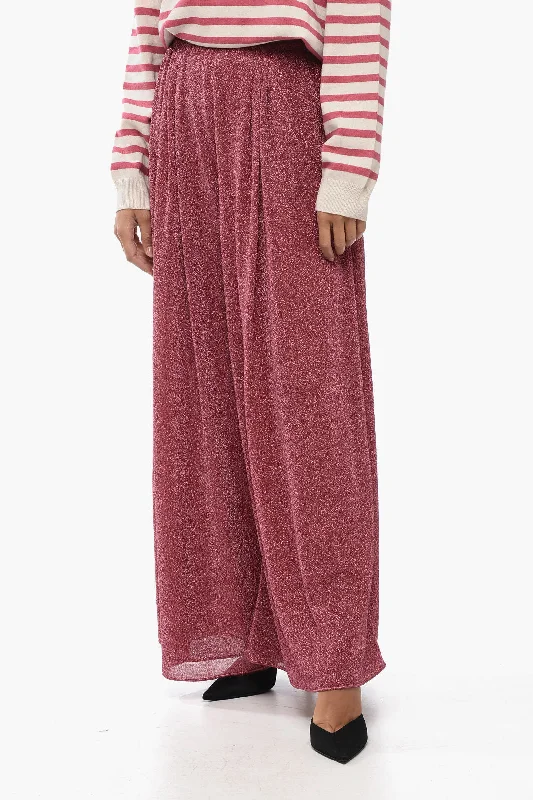 Oseree Lurex LUMIERE Palazzo Pants Flash Discount