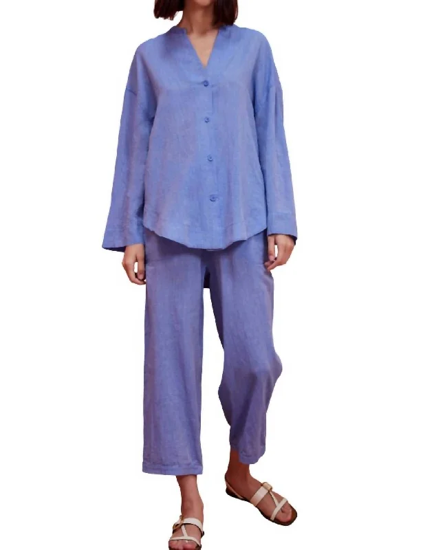 Lolanthi Pants In Blue Contemporary Women's Clothing