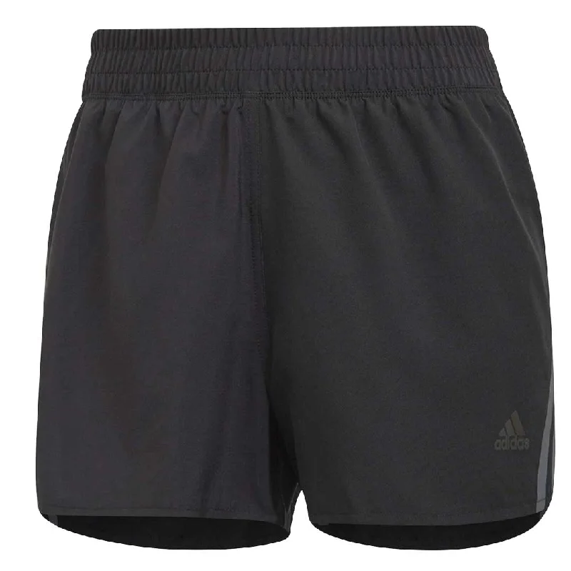 adidas - Women's Run Icons Three Stripes Running 4 Inch Shorts (H57185-4IN) Women's Outfit