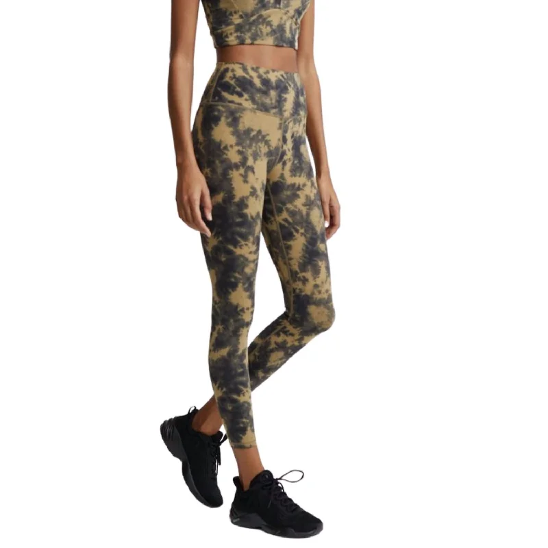 Let's Go Legging In Flaxen Tie Dye Sustainable Fashion 