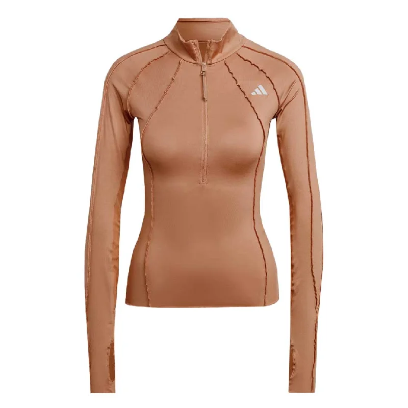 adidas - Women's Collective Power 1/2 Zip Long Sleeve Shirt (IC5088) Bold and Elegant Women's Fashion