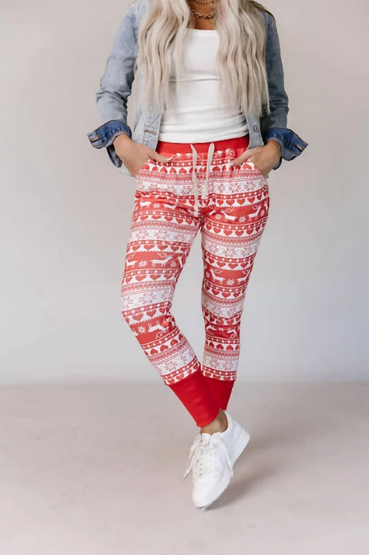 New And Improved Jogger In Reindeer Games Women's Luxury Garments