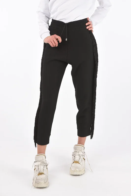 Philipp Plein COUTURE fringed and studded REVENGE jogger pants Holiday Special Offers