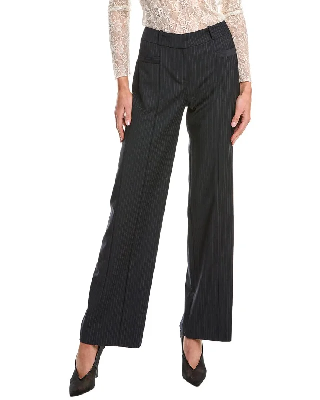 ba&sh Pinstripe Wool-Blend Pant Sustainable Women's Apparel