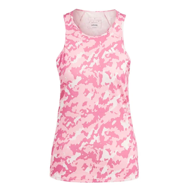 adidas - Women's Own The Run AOP Tank (HR9976) Contemporary Women's Clothing