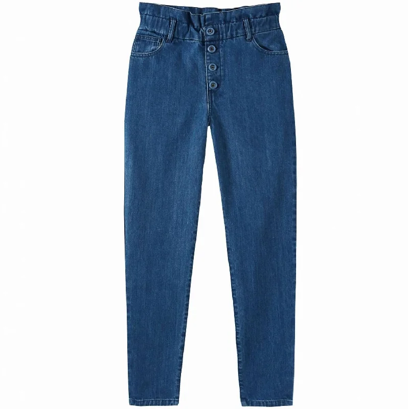 Women's Organic Cotton Trousers In Denim Women's Clothing Sets