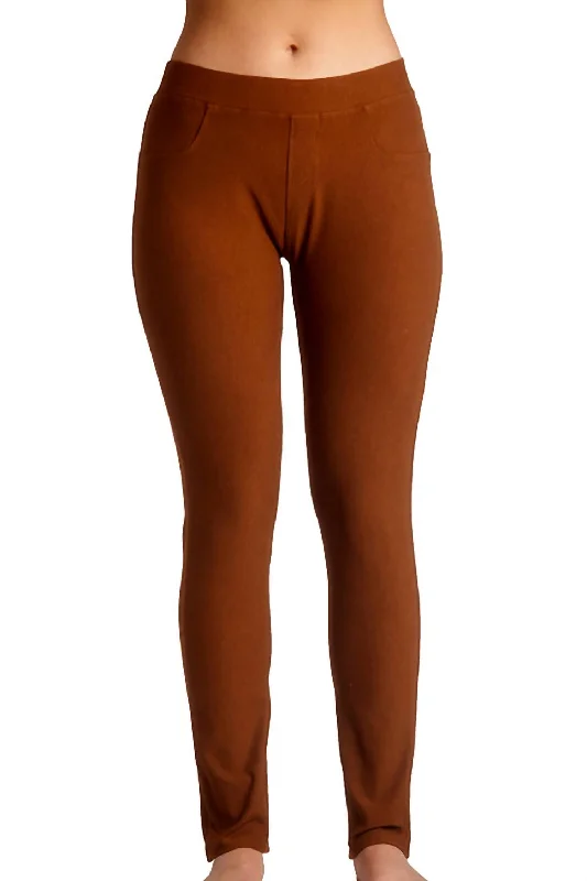 Mid Rise Leggings In Spice Women's Trendy Outfits