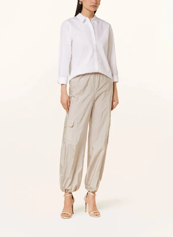 Pascale Cargo Pants In Chalk Women's Casual Apparel For Weekends